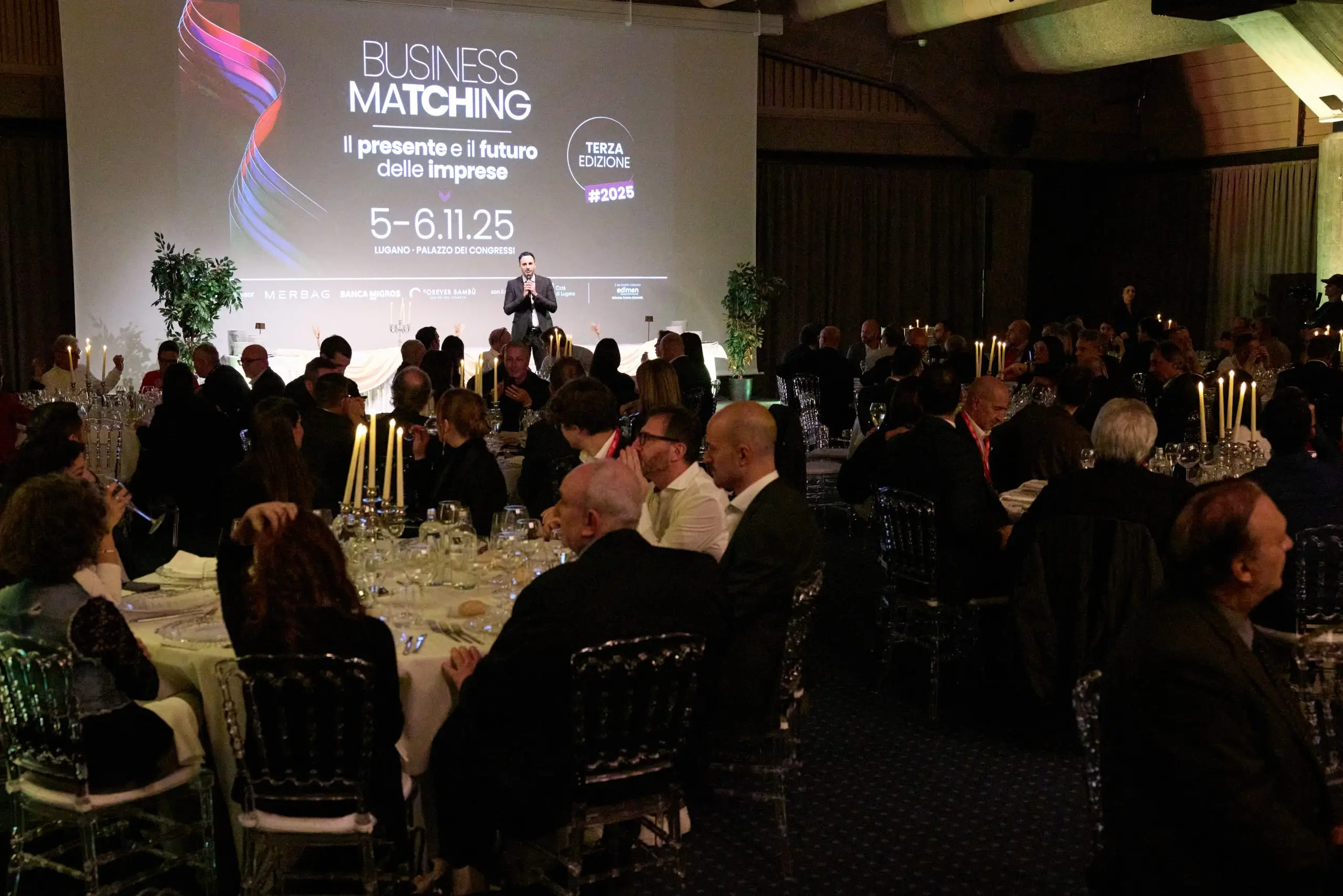 La cena di gala di Business Matching